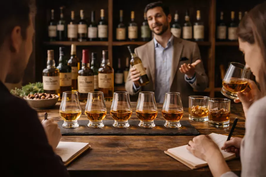Att delta i en whiskeyprovning – vad man kan förvänta sig som nybörjare